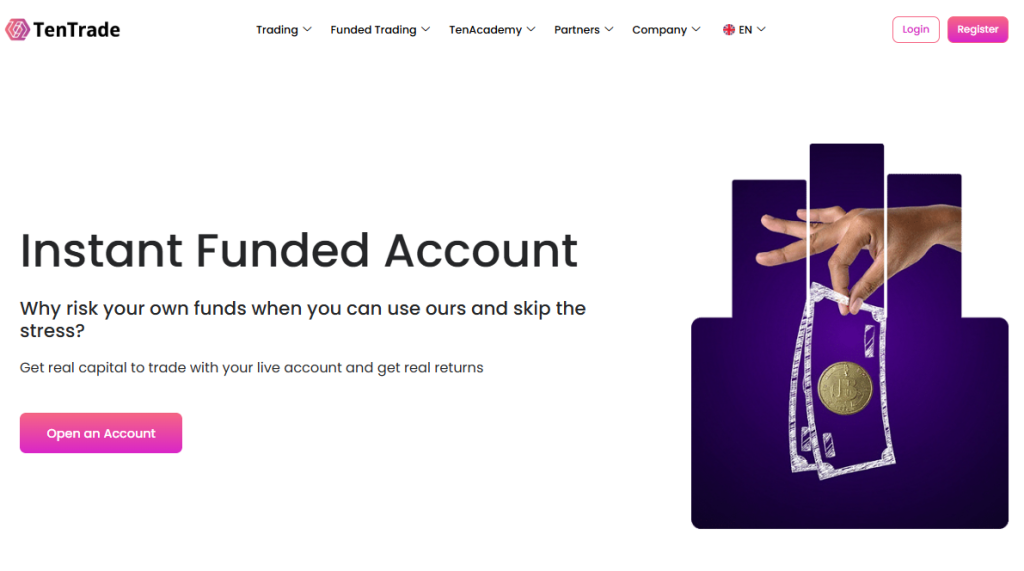 TenTrade Funded Trader Program