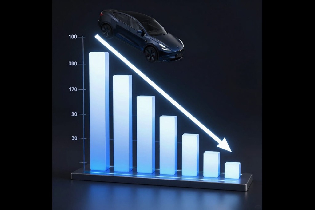 Tesla EV sales are declining lately, particularly in Europe.