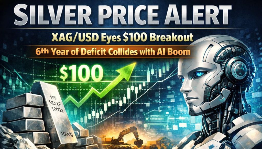 Silver Price Alert: XAG/USD Eyes $100 Breakout as 6th Year of Deficit  Collides with AI Boom - Forex News by FX Leaders