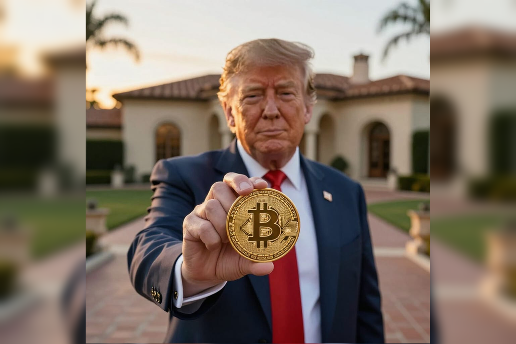 Trump can take credit for a bullish Bitcoin trend today.