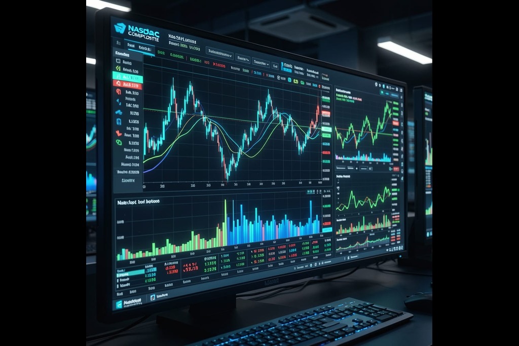 Nasdaq lost momentum after Nvidia's stock dropped off.