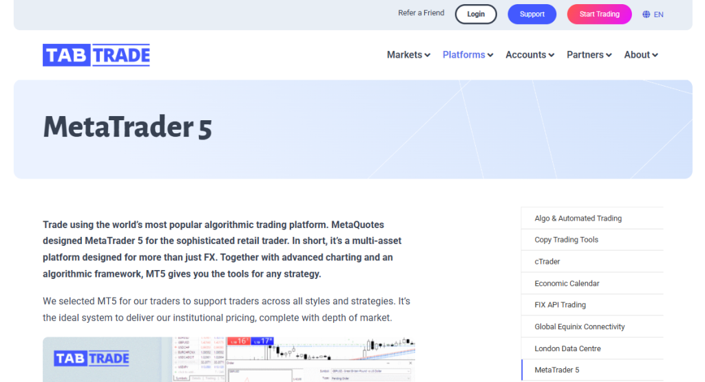 TabTrade Trading Platforms