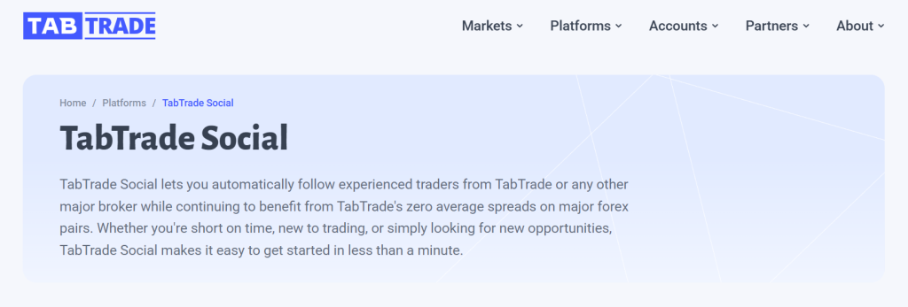 TabTrade Social