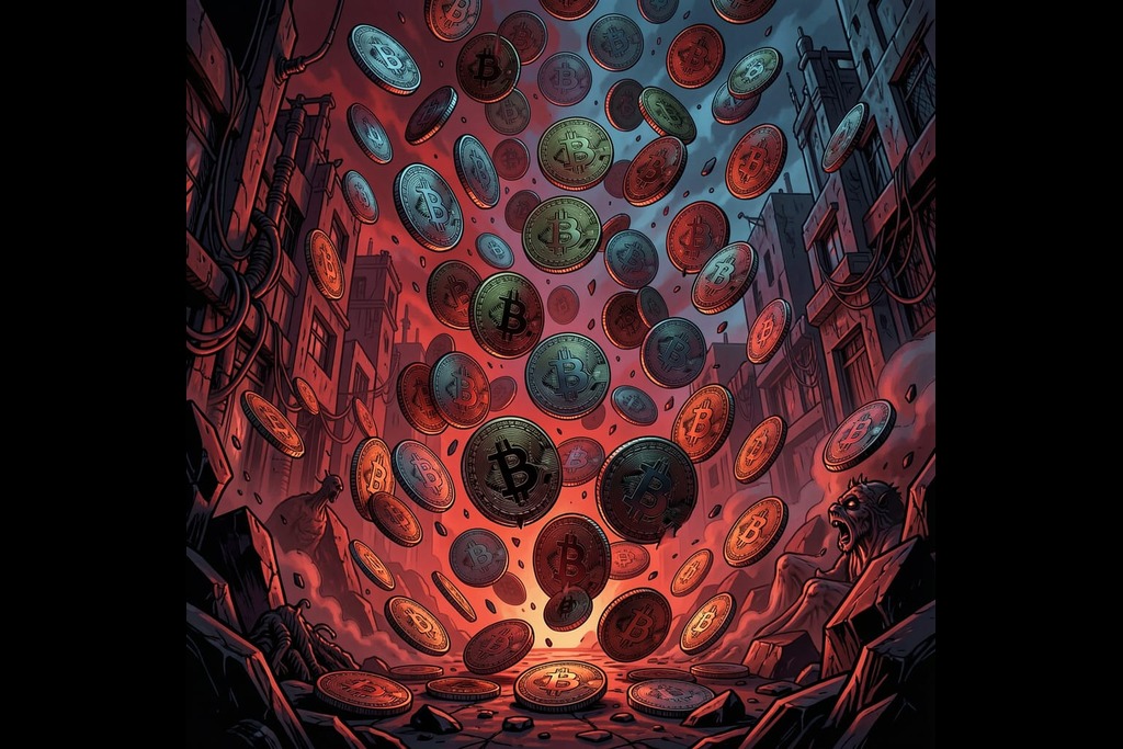 Cryptocurrency tokens are trending downward after an upset to the market. 