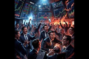 The Fear index is rising as stocks fell on Tuesday.