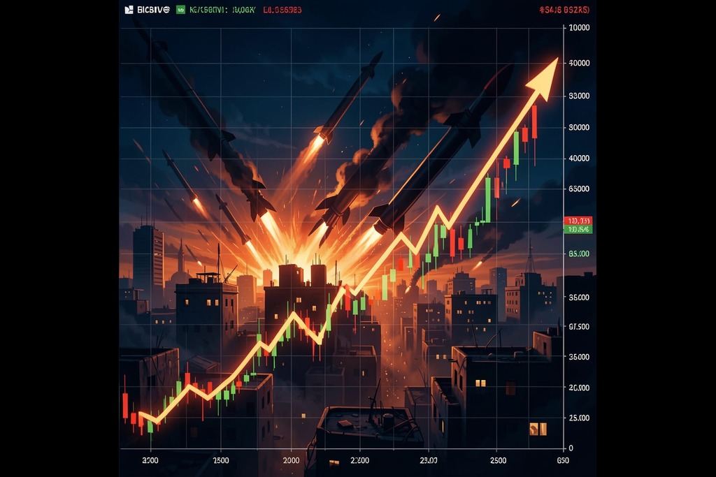 Bitcoin is achieving incredible highs during the Iran conflict.