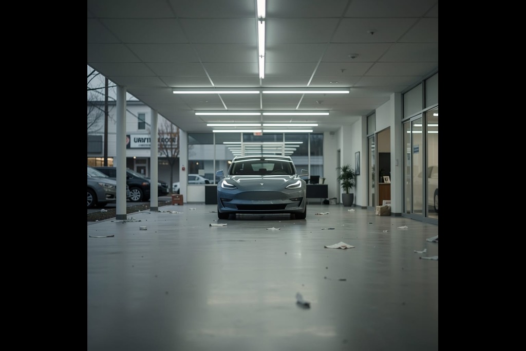 Tesla sales are down as their stock price also falls for several weeks in a row.