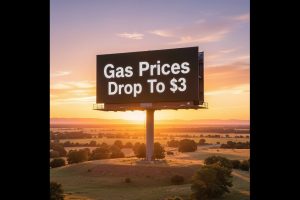 Gas prices in the United States are dropping right now.