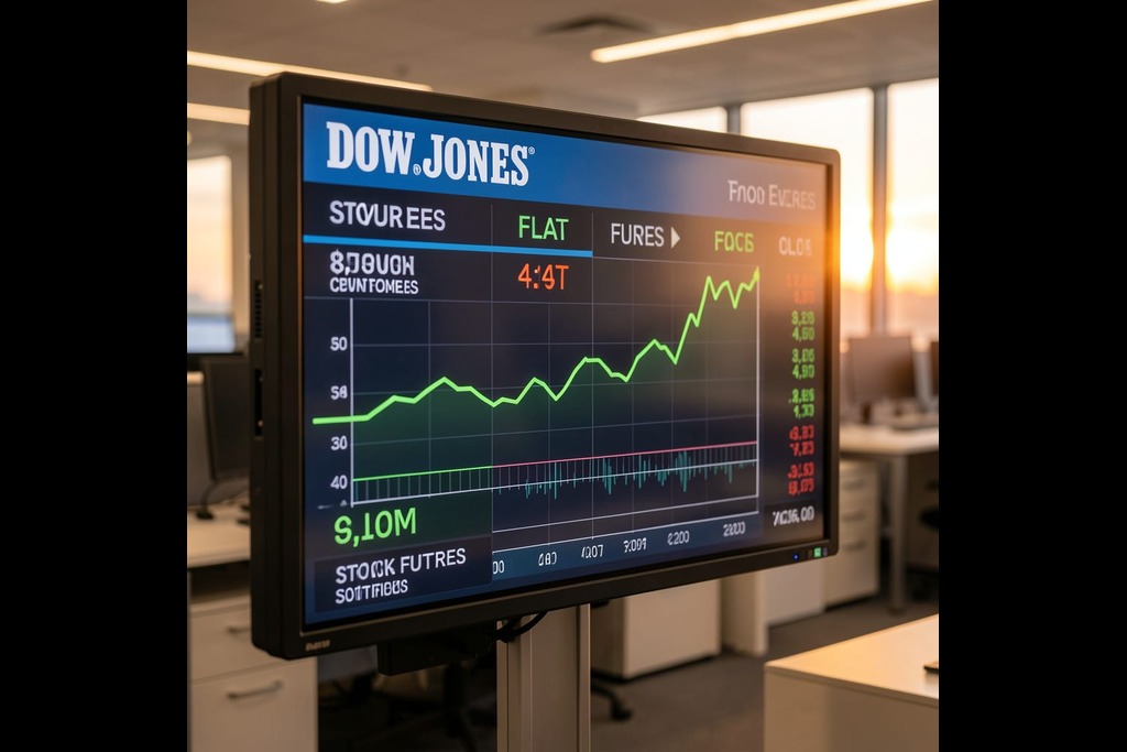 Dow Jones and other indices are mostly flat today.