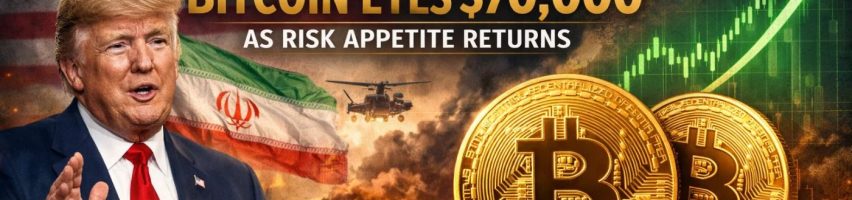 Image for Trump Signals Iran Conflict Resolution: Bitcoin Eyes $70,000 as Risk Appetite Returns