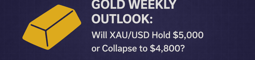 Image for Gold Weekly Outlook: Will XAU/USD Hold $5,000 or Collapse to $4,800?
