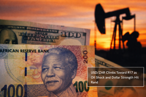 Rand Under Pressure as Oil Surges and Fed Decision Looms