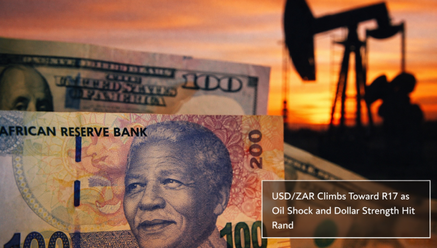 Rand Under Pressure as Oil Surges and Fed Decision Looms