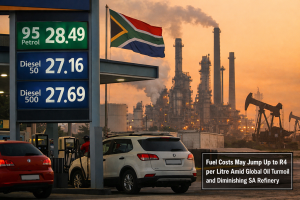 Oil Market Turmoil Raises Risk of Sharp Fuel Price Hikes in South Africa