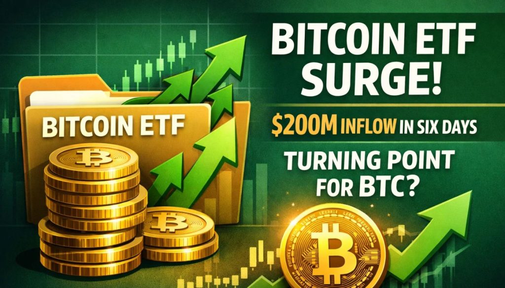 Bitcoin ETF Surge: Does a Six-Day $200M Inflow Signal a Turning Point ...