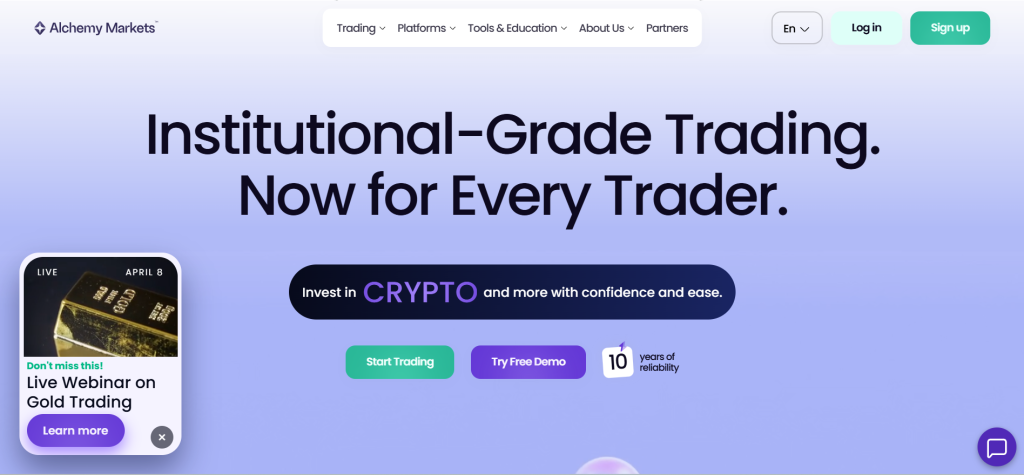 Alchemy Markets Overview