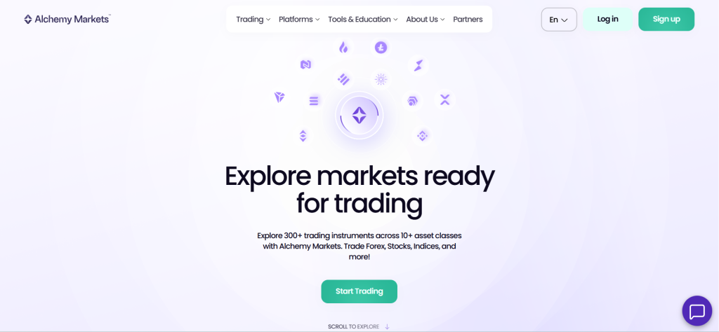 Alchemy Markets Markets and Instruments