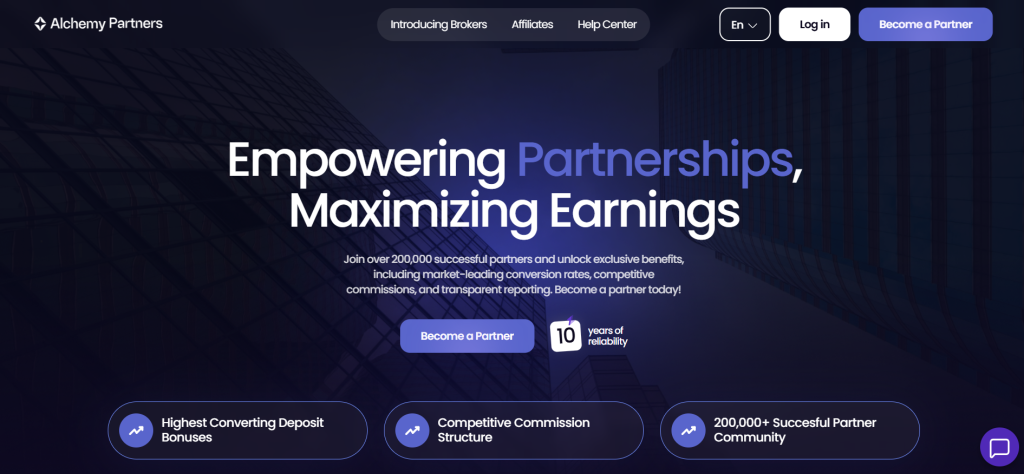 Alchemy Markets Partnership Program
