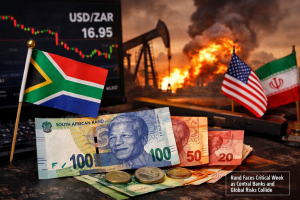Rand Under Pressure as Fed Hawkish Shift and Oil Surge Drive USD/ZAR Higher
