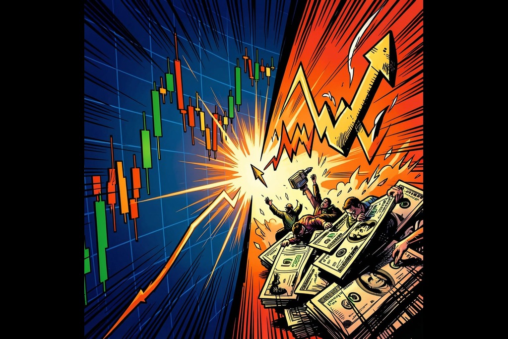 The stock market is bullish thanks to news of possible peace in the Middle East.