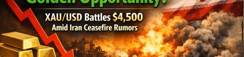 Image for Gold Price Crash or Golden Opportunity? XAU/USD Battles $4,500 Amid Iran Ceasefire Rumors