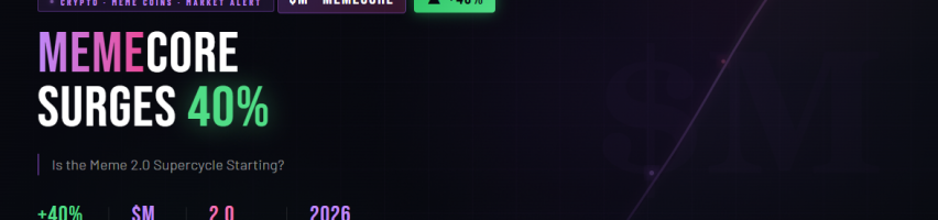 Image for MemeCore ($M) Surges 40%: Is the Meme 2.0 Supercycle Starting?