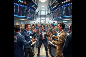 Energy stocks jump while tech stocks fall on Thursday.