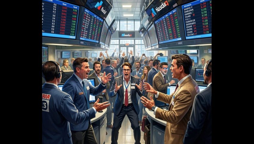Energy stocks jump while tech stocks fall on Thursday.