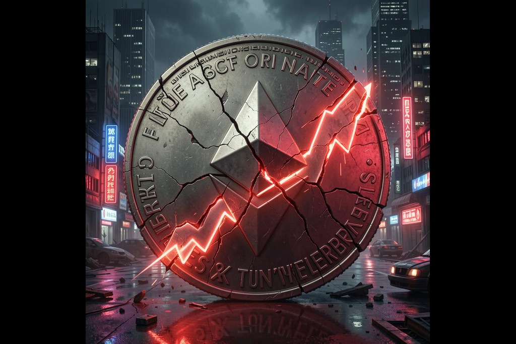 Ethereum has fallen from its Wednesday high as oil prices escalate.