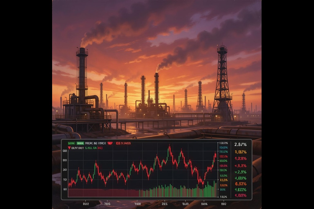 Oil prices are up 55% and are causing stock market fear to increase.