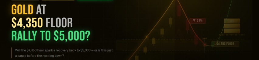 Image for Gold Price Forecast – Week of March 30, 2026: Will the $4,350 Floor Spark a Rally Back to $5,000?
