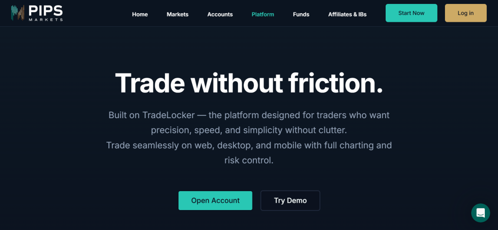 Pips Markets TradeLocker