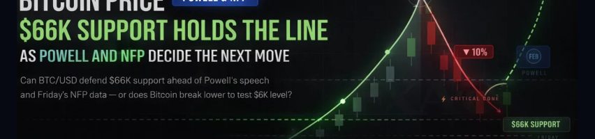 Image for Bitcoin Price Forecast: $66K Support Holds the Line as Powell and NFP Decide the Next Move