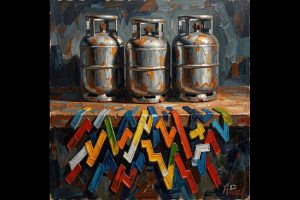 Natural gas is down today as the forecasts call for warm weather and April begins.