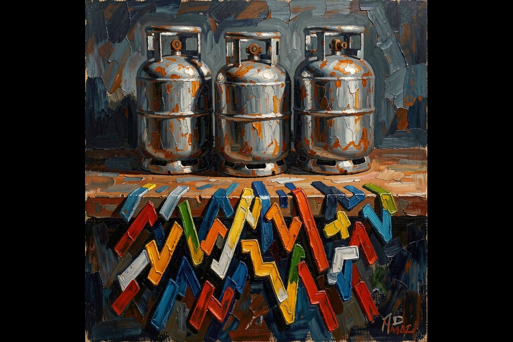 Natural gas is down today as the forecasts call for warm weather and April begins.