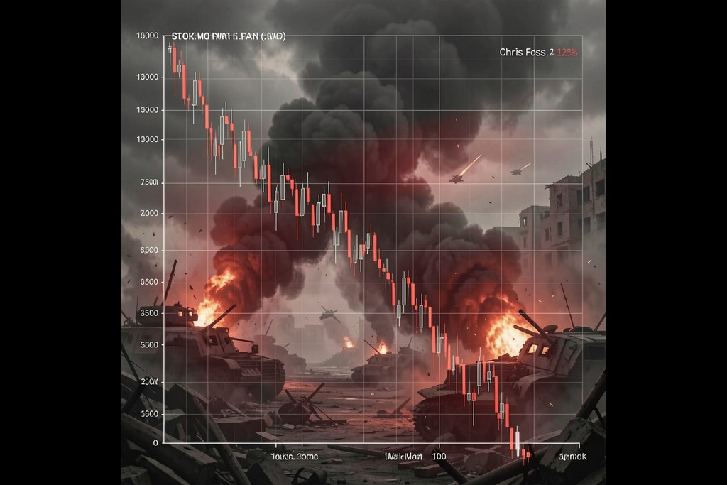 The escalation of conflict in Iran has shot down stock prices.