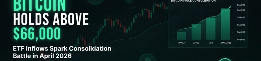 Image for Bitcoin Holds Above $66,000 as ETF Inflows Spark Consolidation Battle in April 2026