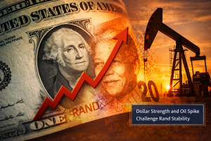 South African Rand Faces Global Headwinds Amid Fed and Oil Surge