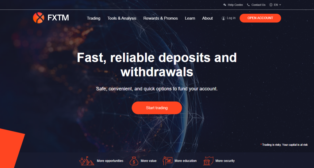 Deposits and Withdrawals