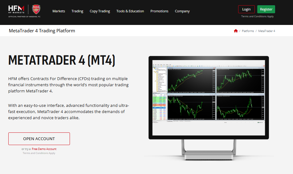 HFM MetaTrader 4