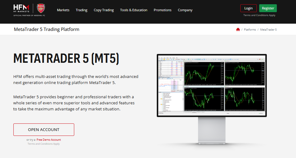 HFM MetaTrader 5