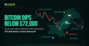 Bitcoin Dips Below $72,000 as US-Iran Talks in Pakistan Add Uncertainty – $70,000 Retest or Quick Rebound?