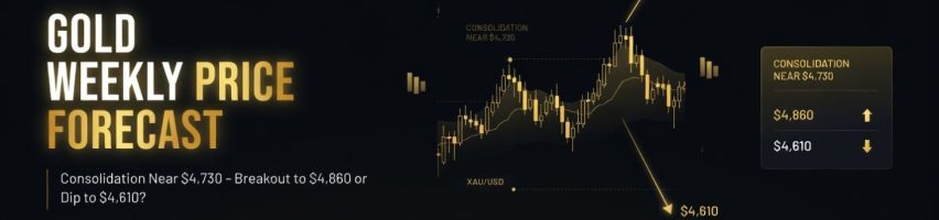 Image for Gold Weekly Price Forecast: Consolidation Near $4,730 – Breakout to $4,860 or Dip to $4,610?
