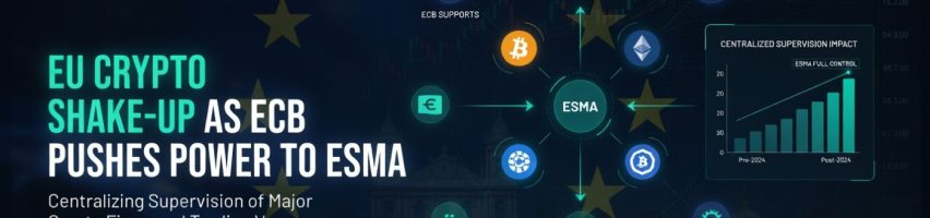 Image for EU Crypto Shake-Up as ECB Pushes Power to ESMA