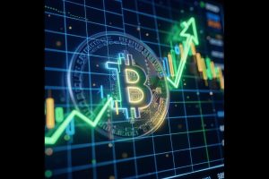 Bitcoin is climbing fast in a crypto rally.