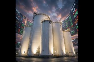 LNG inventories rise as prices dip on climbing temperatures.