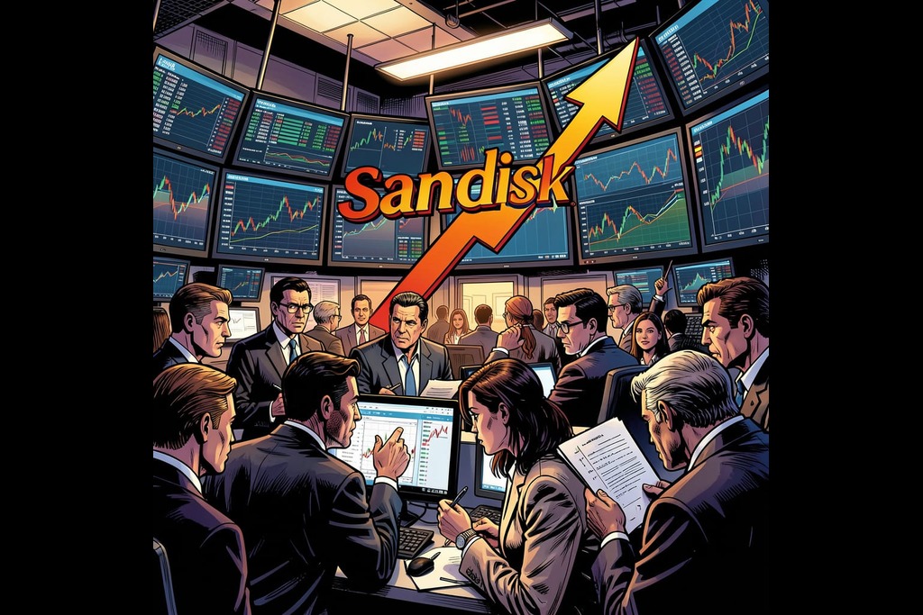 Sandisk stock is climbing after an S&P 500 announcement.