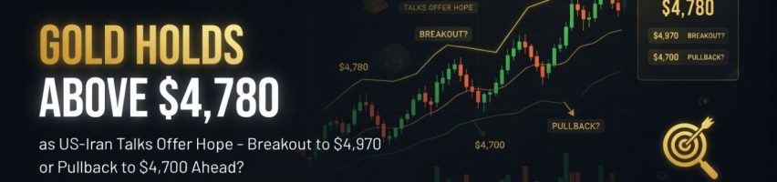 Image for Gold Holds Above $4,780 as US-Iran Talks Offer Hope – Breakout to $4,970 or Pullback to $4,700 Ahead?