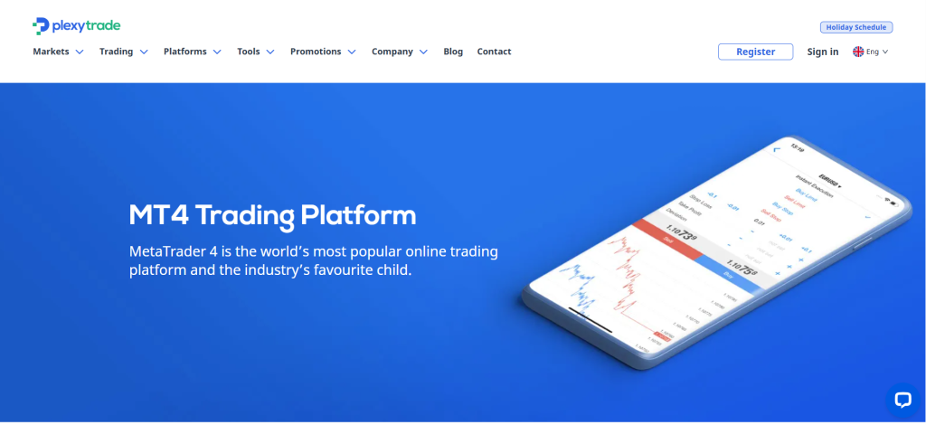 Plexytrade Trading Platforms