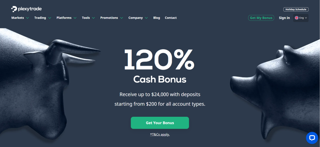 Plexytrade Bonus Offers and Promotions